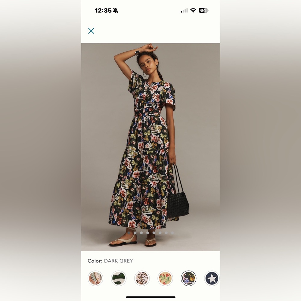 NWT Floral Somerset Dress by Anthropology